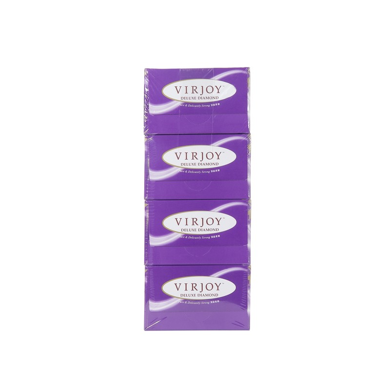 Virjoy Diamond Facial Tissue Box 4BX