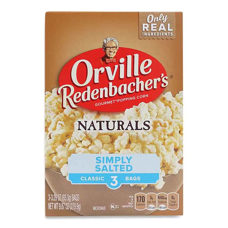 Orville Redenbacher's Popcorn Natural 298G