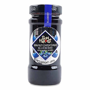 【blueberryjam】　万物創世龍　IGAS-jp000 Sun Harvest 100% Fruit Content Jam Spread (No Added Sugar
