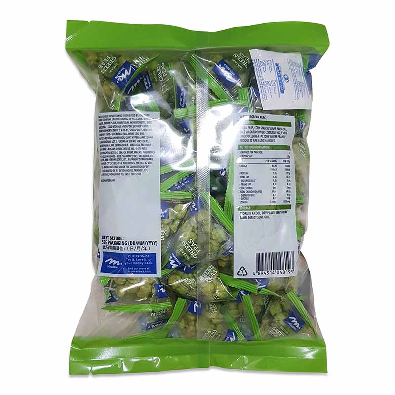 Meadows Wasabi Green Peas, 300g