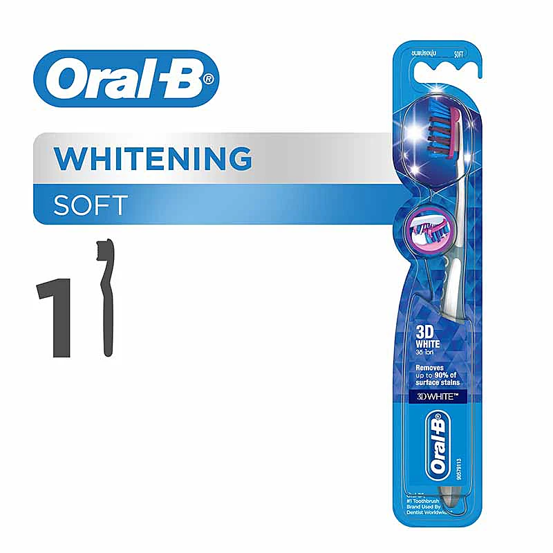 OralB 3D White Soft Toothbrush  1s