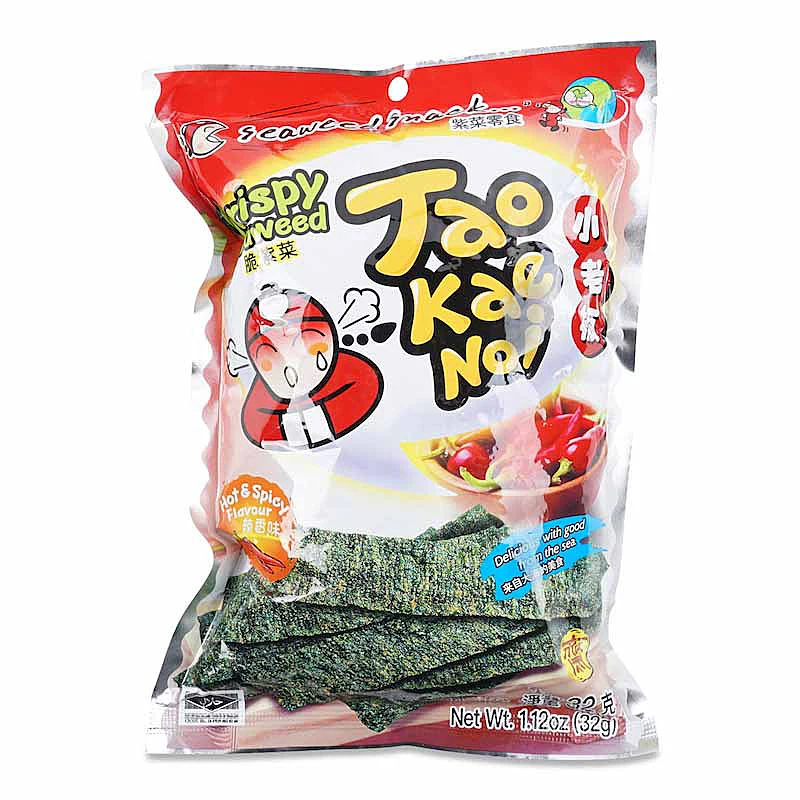 Tao Kae Noi Crispy Seaweed Hot & Spicy 32g