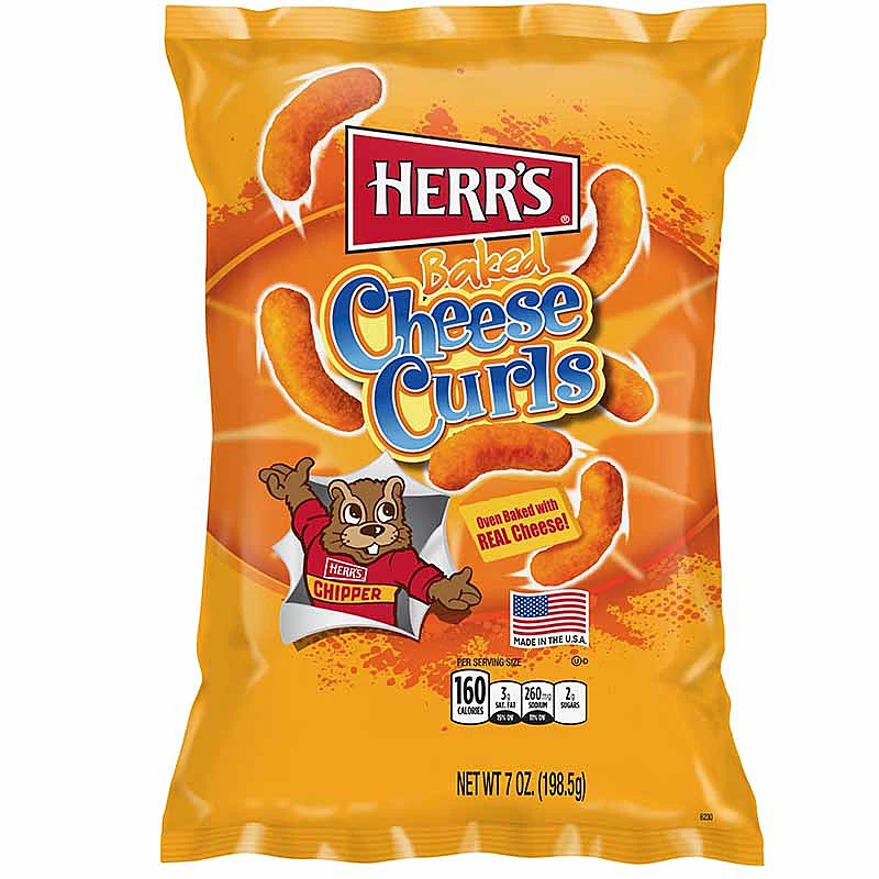 Herr's Baked Cheese Curls, 6.5oz