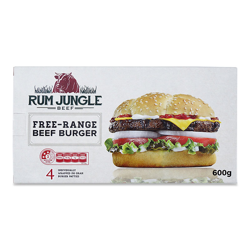 Rum Jungle Frozen Beef 600g