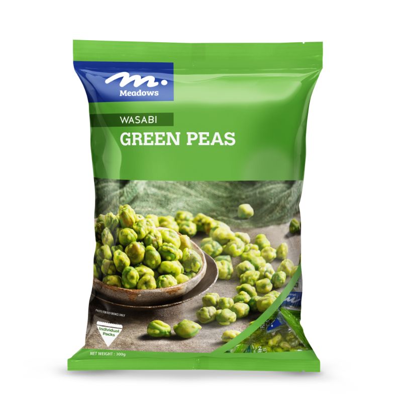 Meadows Wasabi Green Peas, 300g