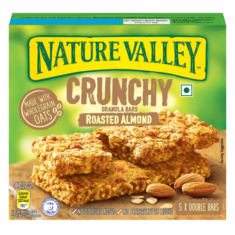 Nature Valley Granola Bar Roasted Almond, 210g