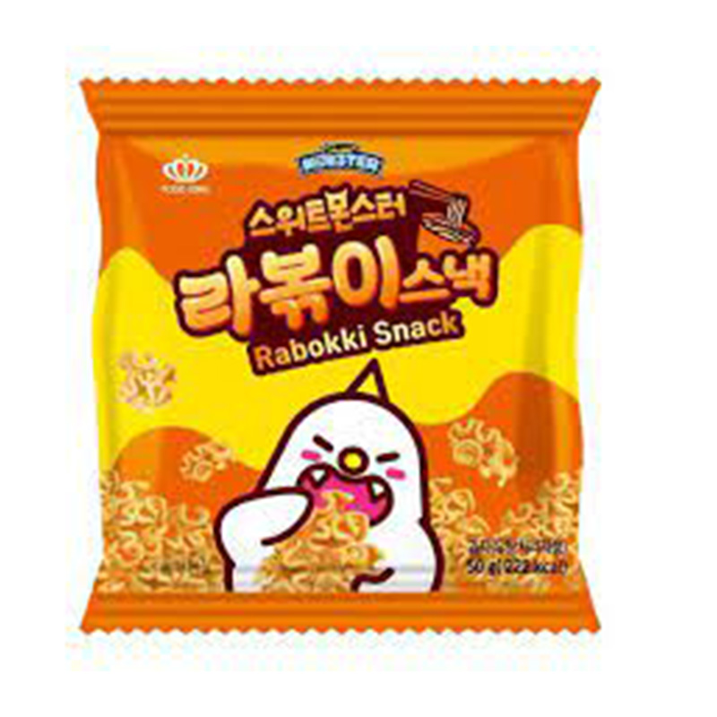 Food King Monster Rabokki Snack, 50g