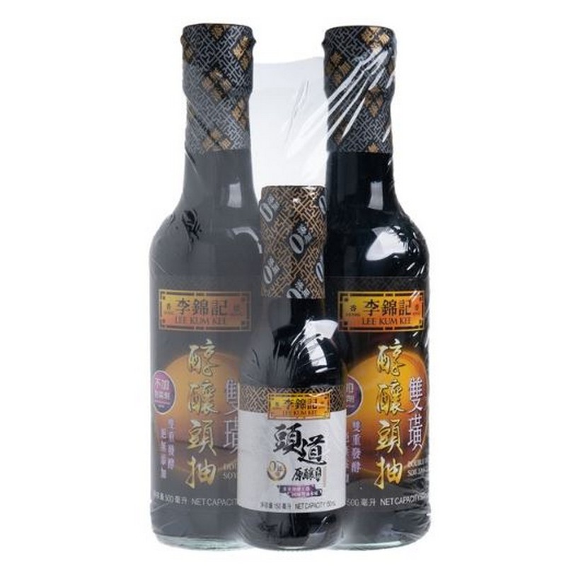 Lee Kum Kee Double Deluxe Soy Sauce Sp Pk 1PK