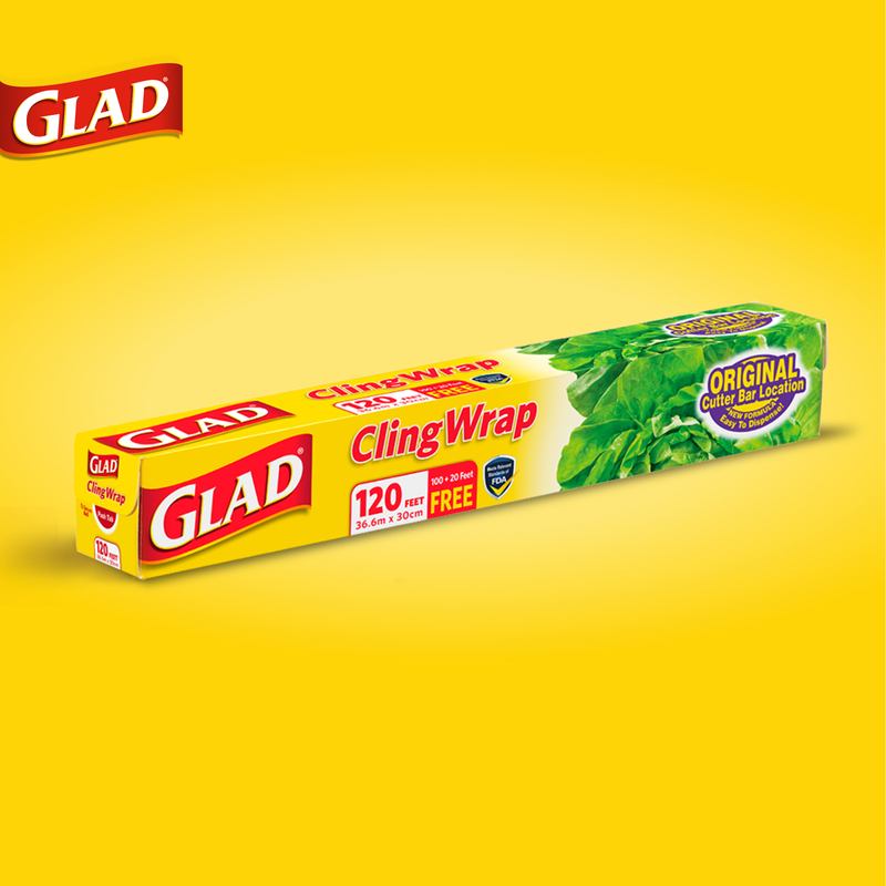 Glad Cling Wrap 120ft
