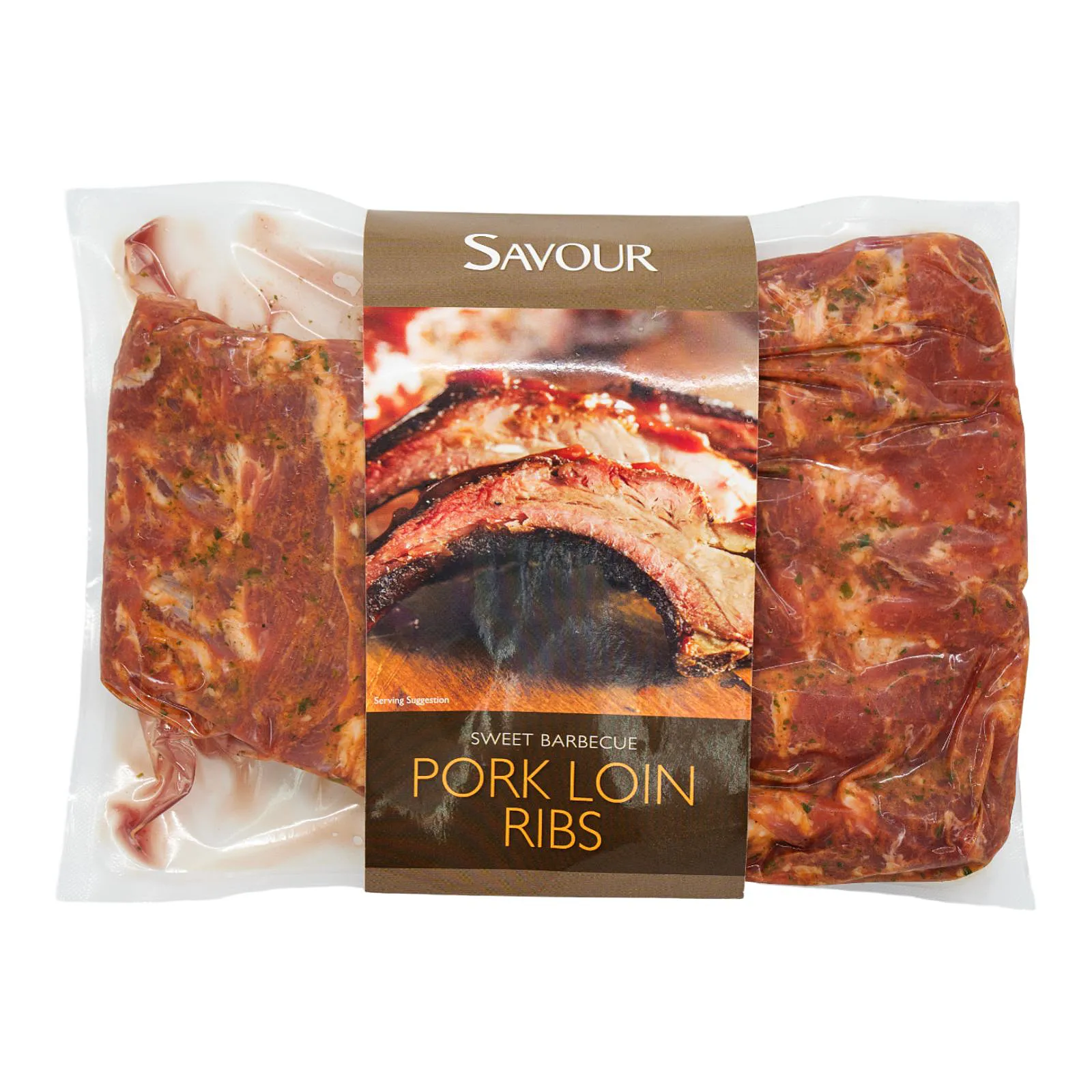 Savour. Sweet Bbq Pork Loin Ribs, 1 Pack