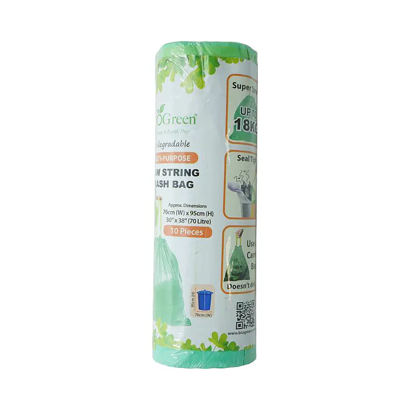 Biogreen Drawstring Bag (L) 30 x 38cm, x 10, 