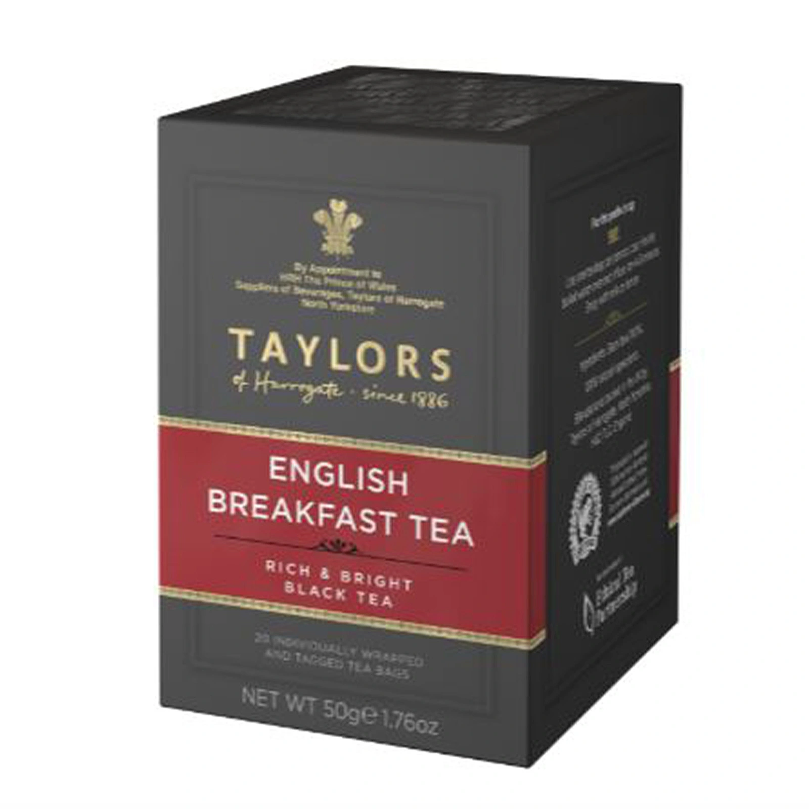 Taylors Of Harrogate English Breakfast Teabags 20s, 50g
