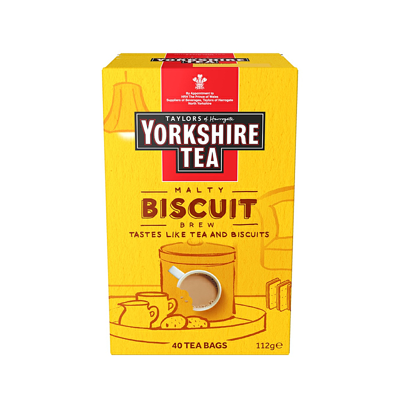 Taylors Of Haroogate Yorkshirer Biscuit Tea Bags, 40x112g