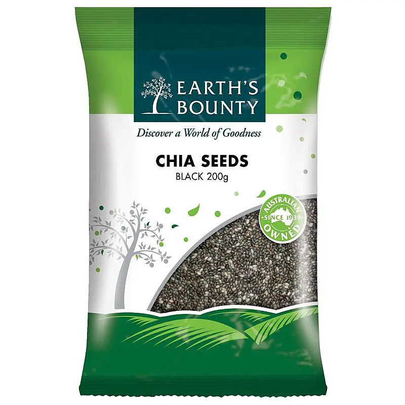 Earth'S Bounty Black Chia Seeds, 200g