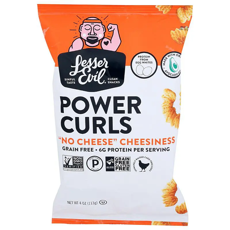 Lesser Evil Egg White Power Curls, 4oz
