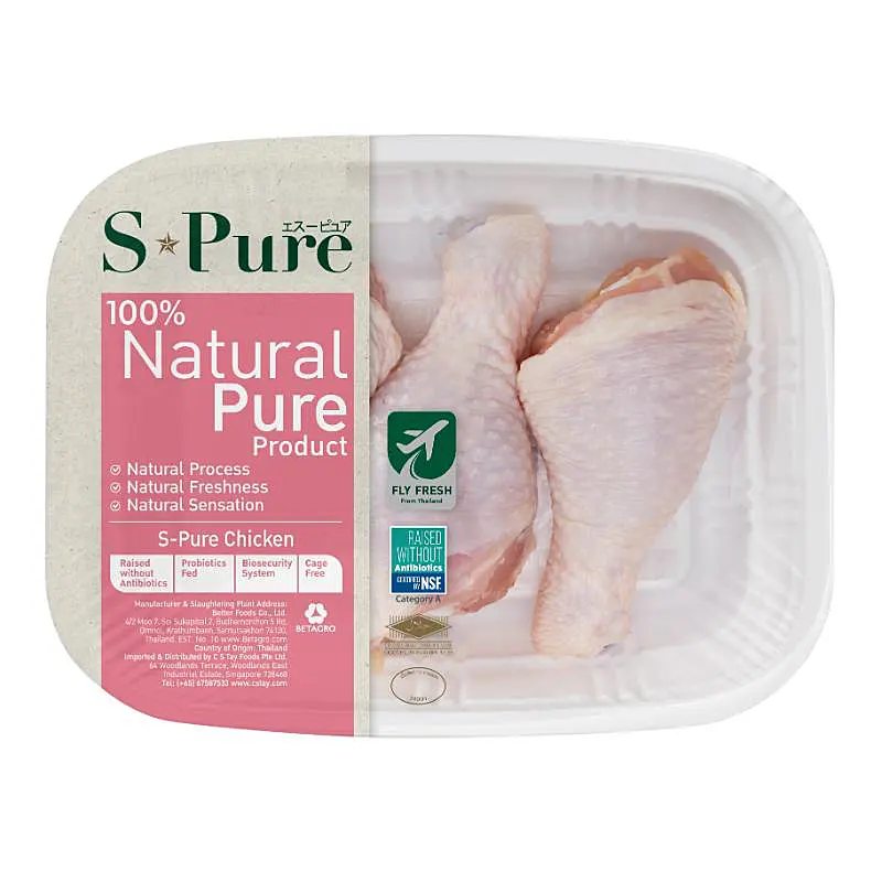 S-Pure Chicken Drumstick, 375g