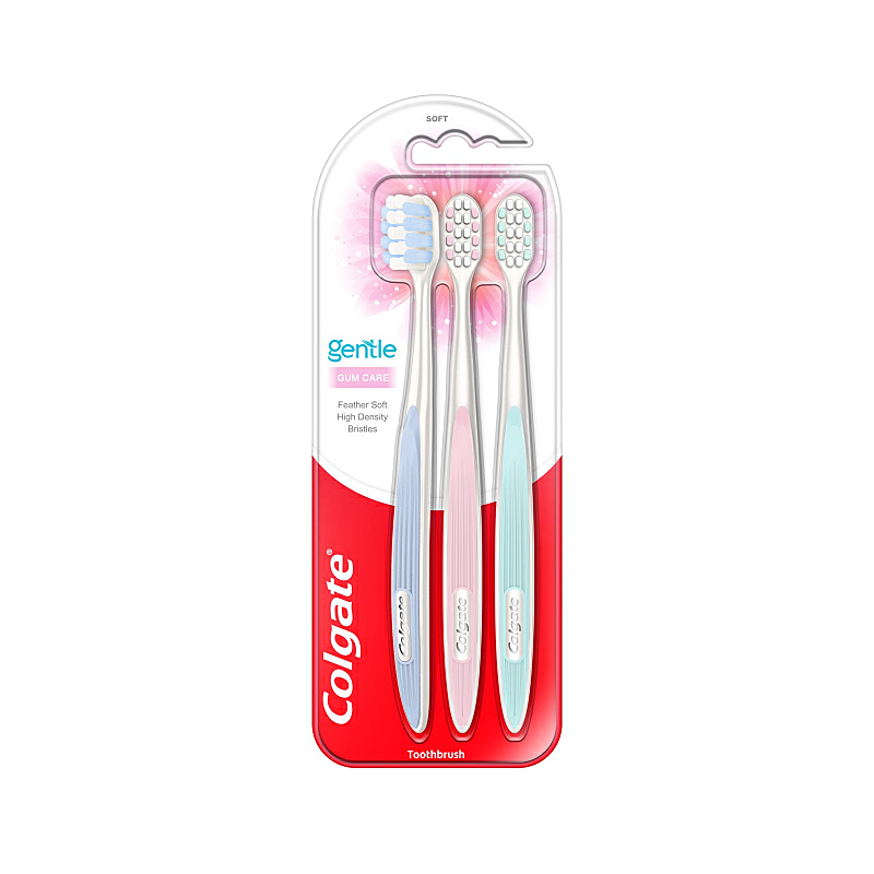 Colgate Gentle Gum Care Toothbrush 3s