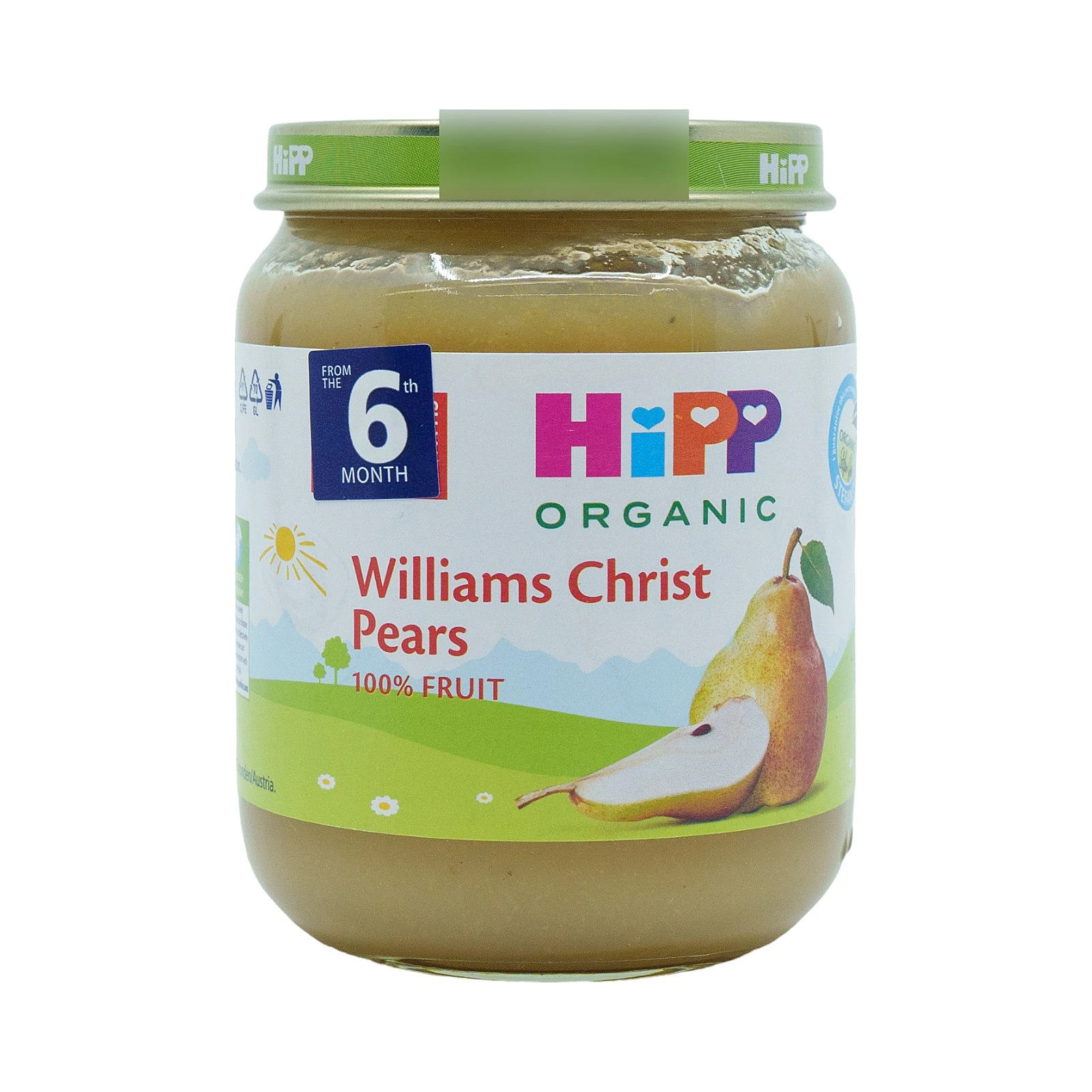 Hipp Organic William Chris Pear, 125g