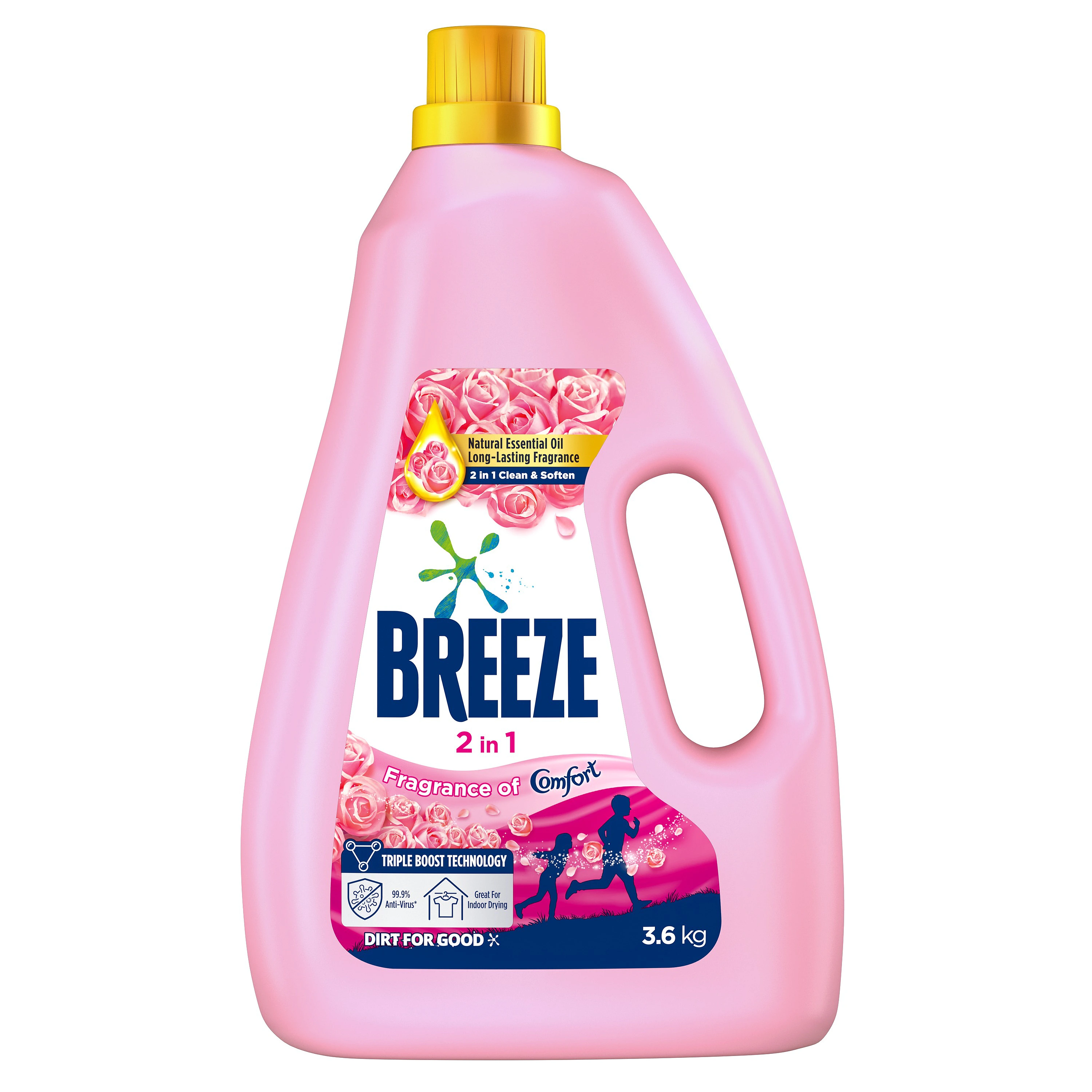 Breeze Liquid Detergent Fragrance Of Comfort 3.6Kg