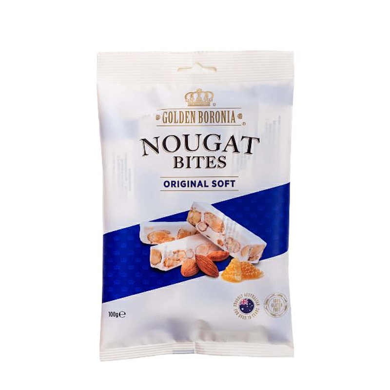 Golden Boronia Nougat - Original Soft Almond 100g