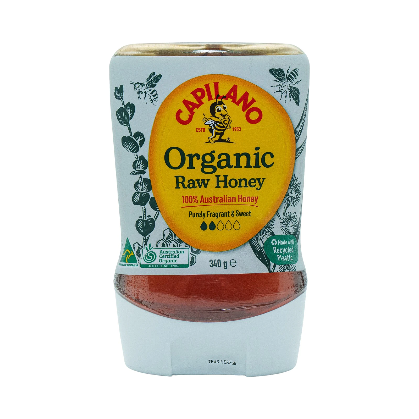 Capilano Organic Raw Honey, 340g