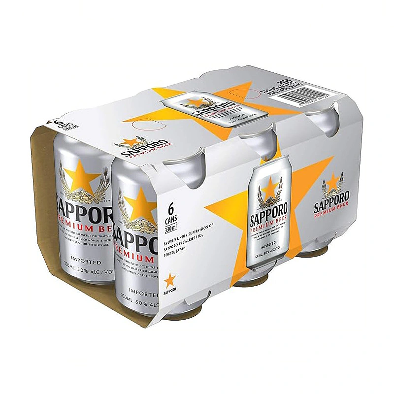 Sapporo Can 6x330ml
