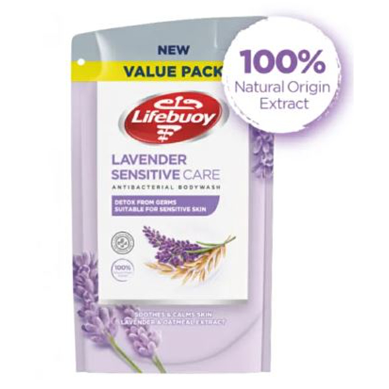 Lifebuoy Body Wash Sensitive Refill, 850ml