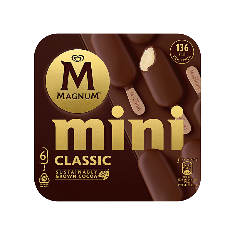 Magnum Mini Classic 6x55ml