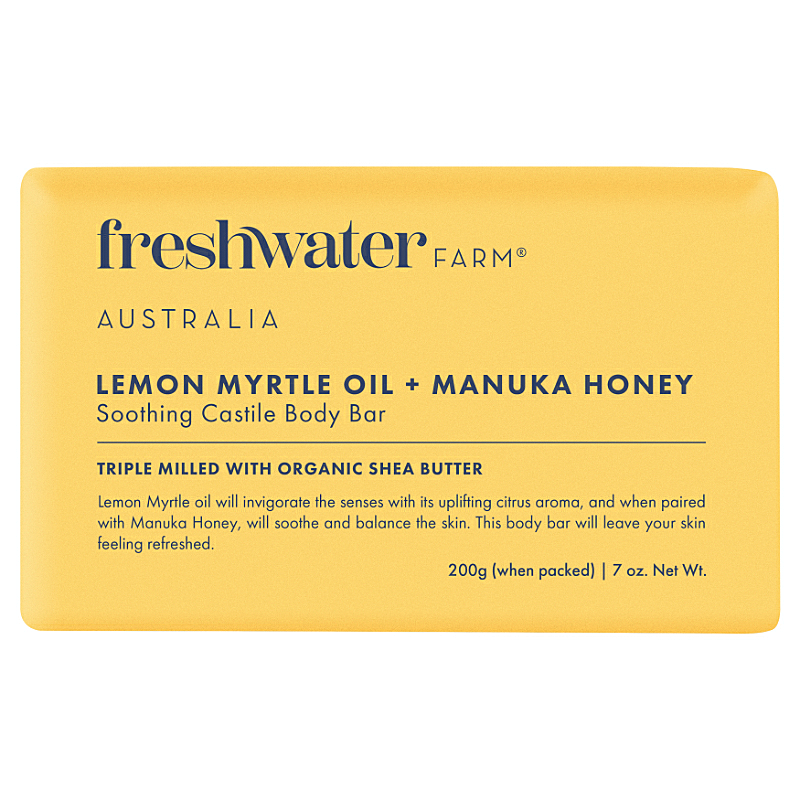 Freshwater Lemon Myrtle Soothing Body Bar 200G
