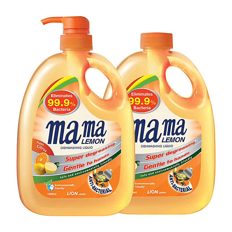 Mama Lemon Citrus Refill Dishwashing Liquid 1L