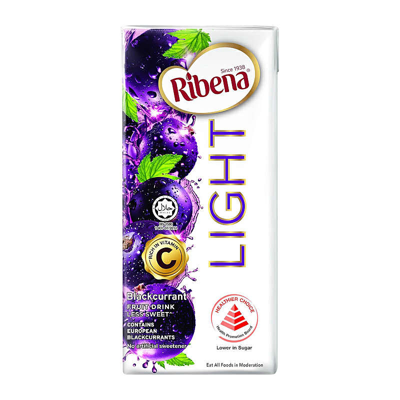 Ribena Light Blackcurrant Fruit Drink 6x200ml