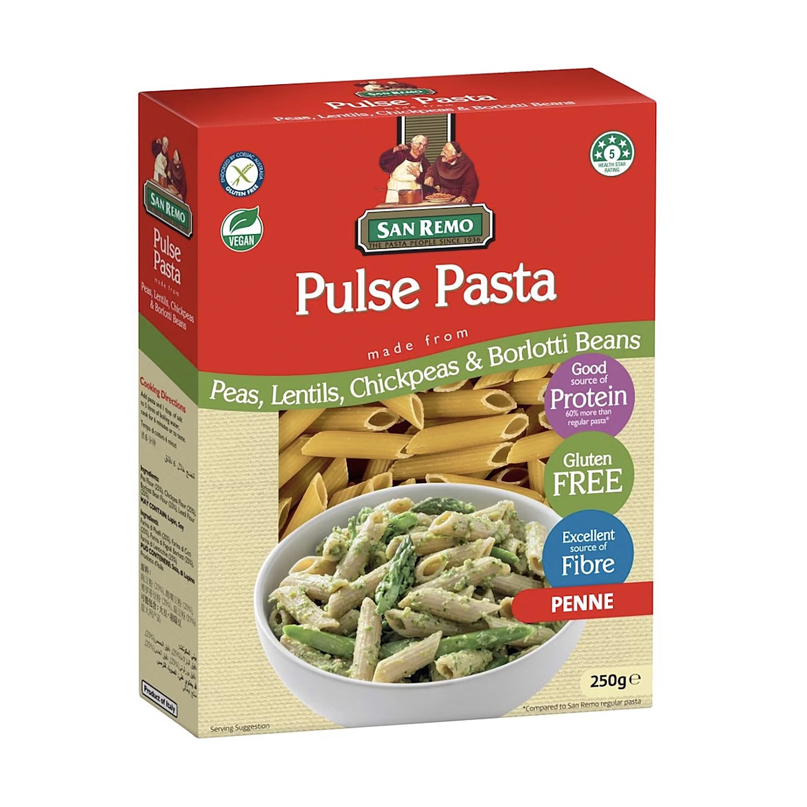 San Remo Pulse Pasta Penne 250g