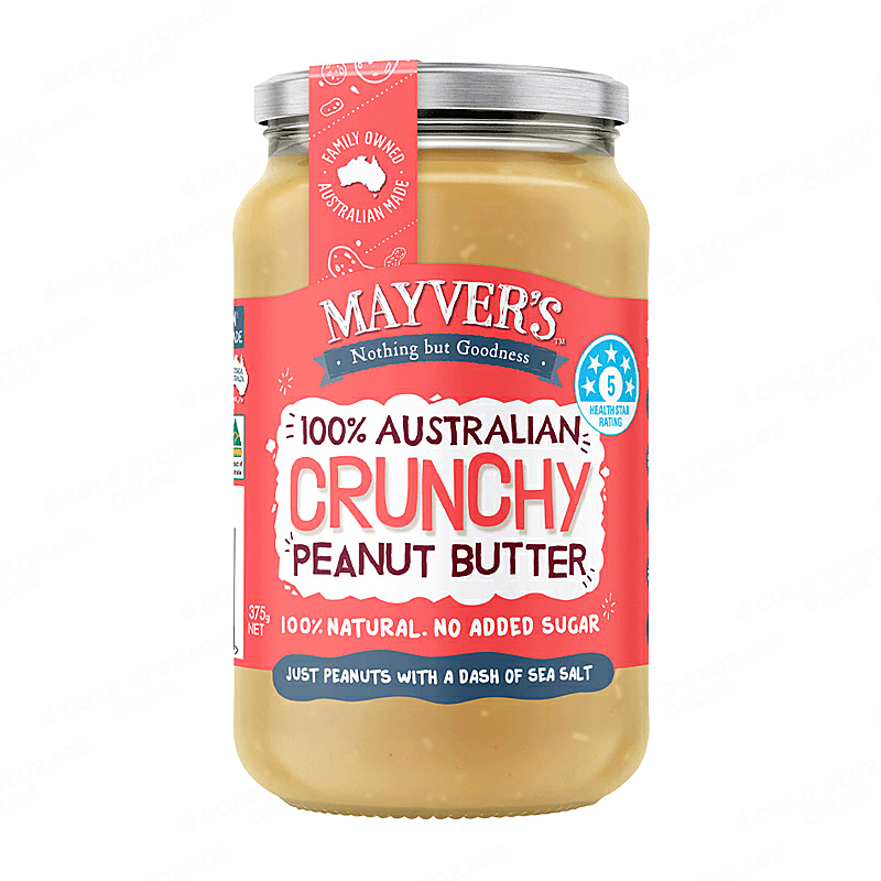 Mayver's Crunchy Peanut Butter 375g