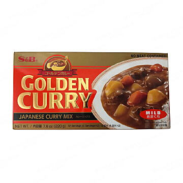 S&B Golden Curry Japanese Curry Mix Mild 220g