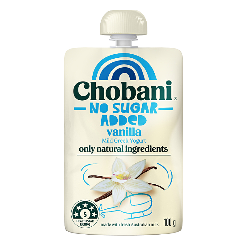 Chobani Kids Pouch Vanilla Yogurt 100g