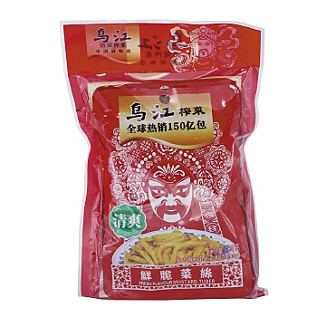 烏江涪陵榨菜鮮脆菜絲清爽80GM