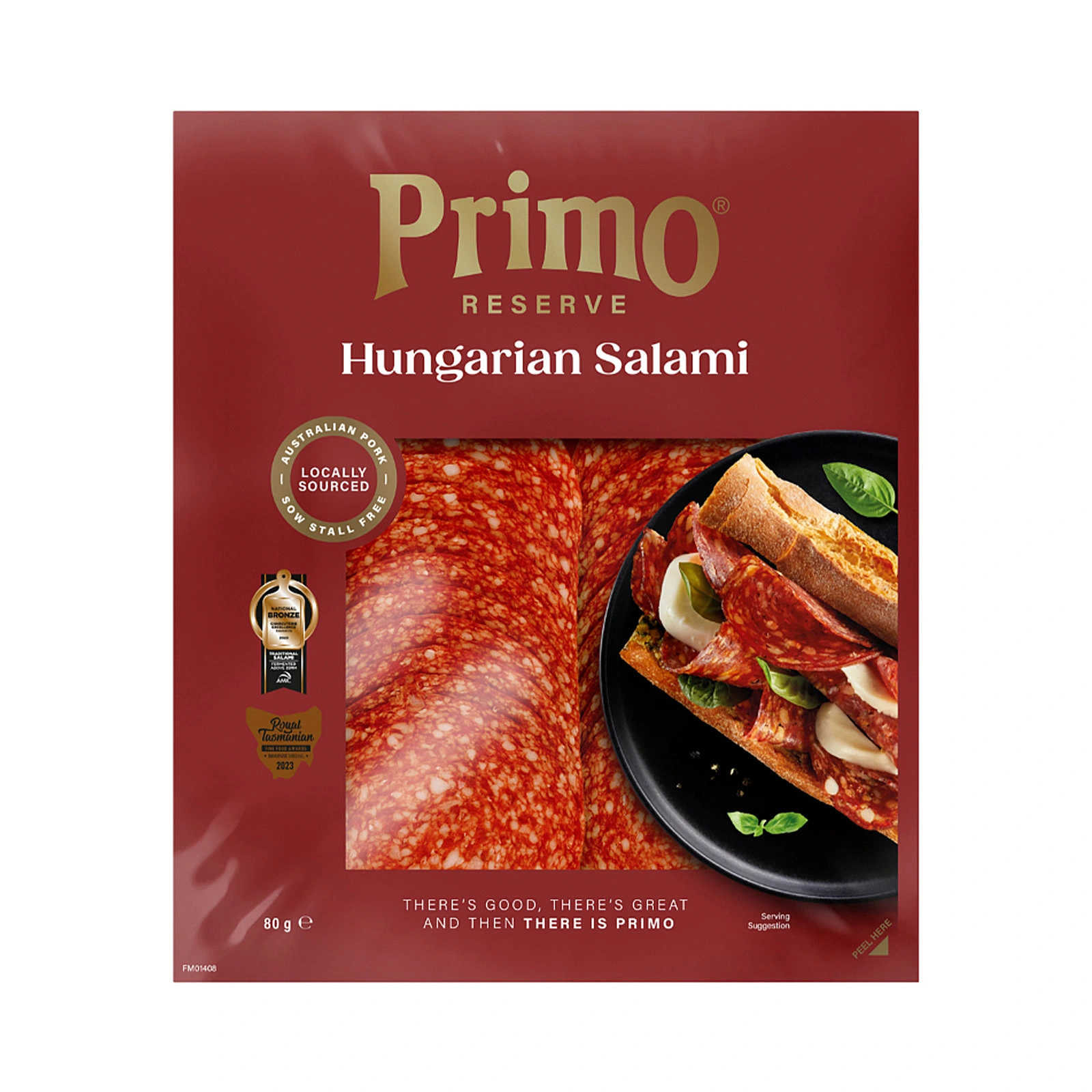 Primo Reserve Hungarian Salami 80g