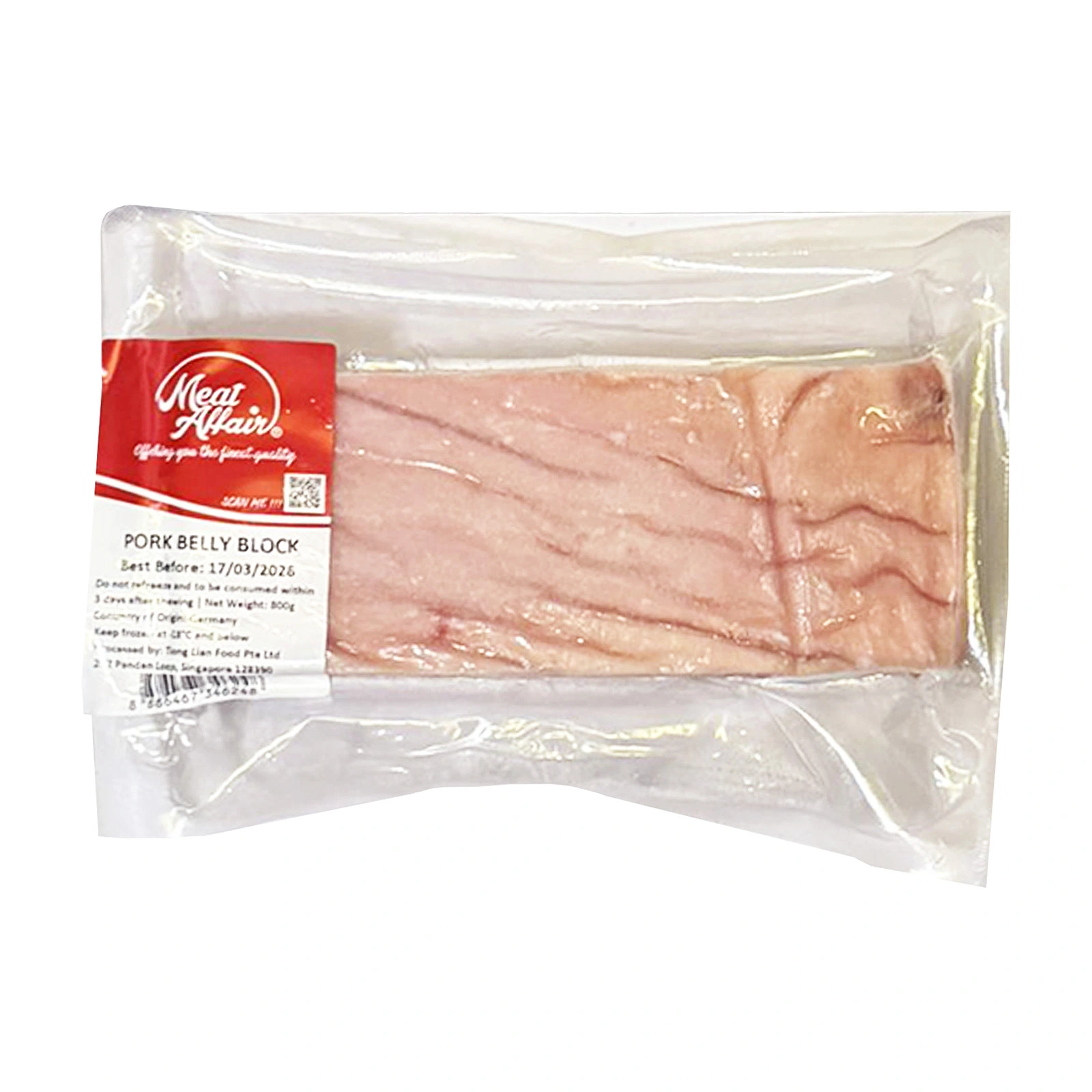 FZ PORK BELLY BLOCK 800G