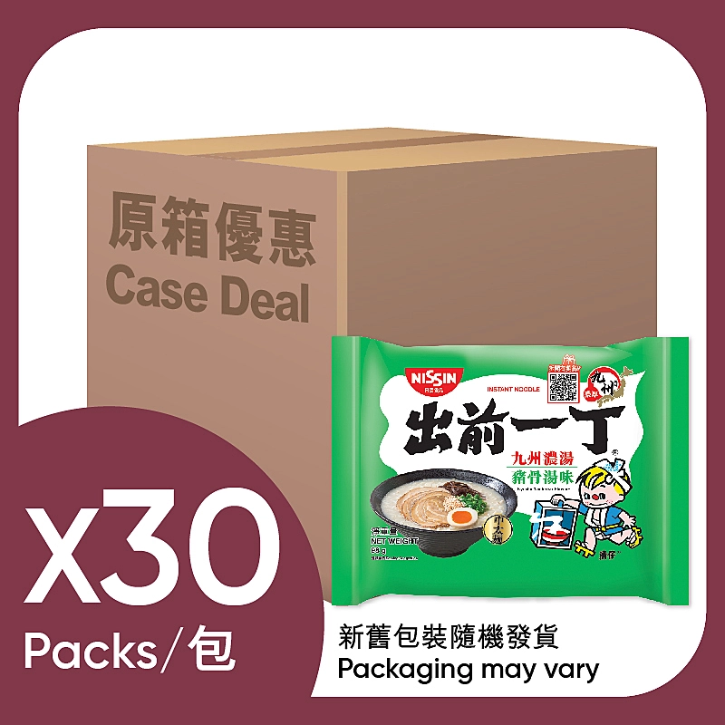 原箱日清出前一丁日本版麻油麵30 X 102GM