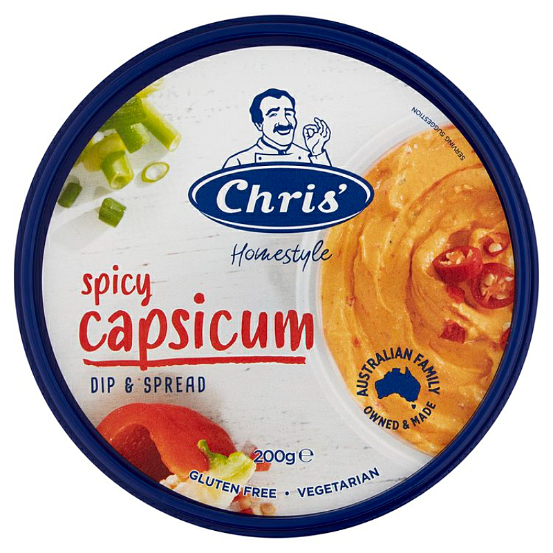 Chris Spicy Capsicum Dip, 200g