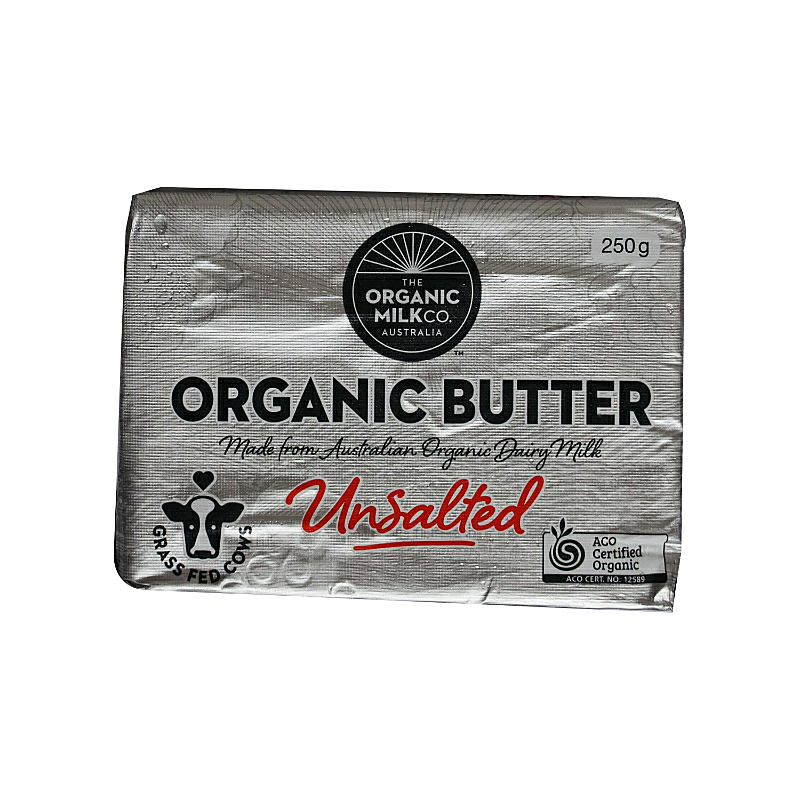 The Organic Milk Co Unsalted Butter 250g