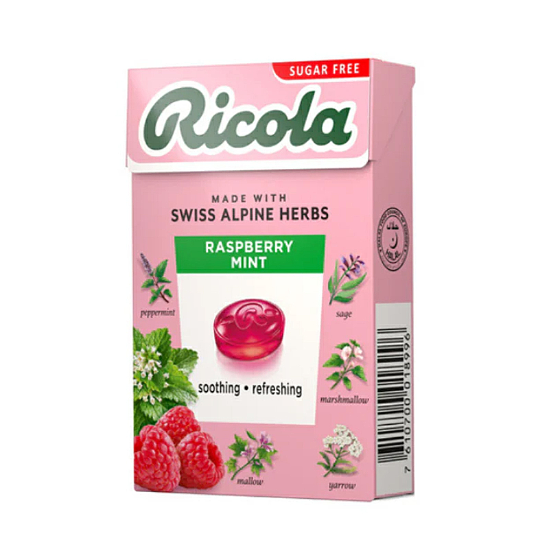 Ricola Lozenges Raspberry Mint 40g