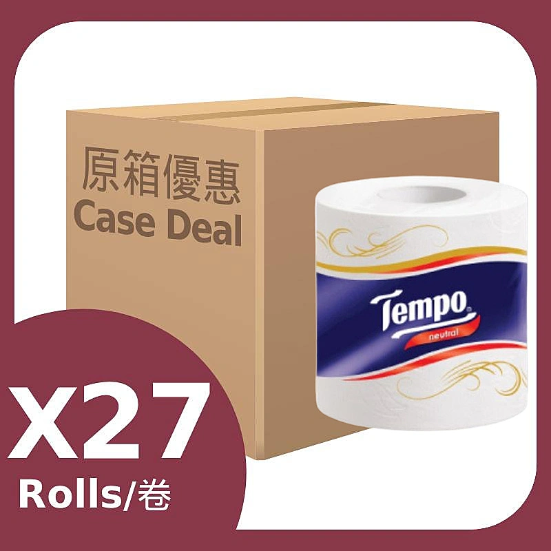 倩絲親膚4層壓花抽取式面紙原味(原箱) 24PK